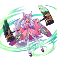 やっと新春型ビスクラヴレット超級攻略した！物理バフデバフが重要だし、全体攻撃キャラ必須だなコレ。はむはむされるぞｗ